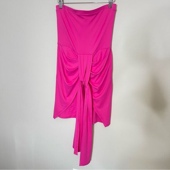 Susana Monaco pink Strapless mini dress NWOT SMALL - Picture 1 of 7